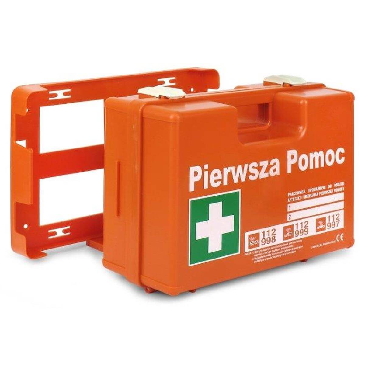 APTECZKA PRZENOŚNA K-15.2 Z WIESZAKIEM ŚCIENNYM (DIN 13157 USTNIK)