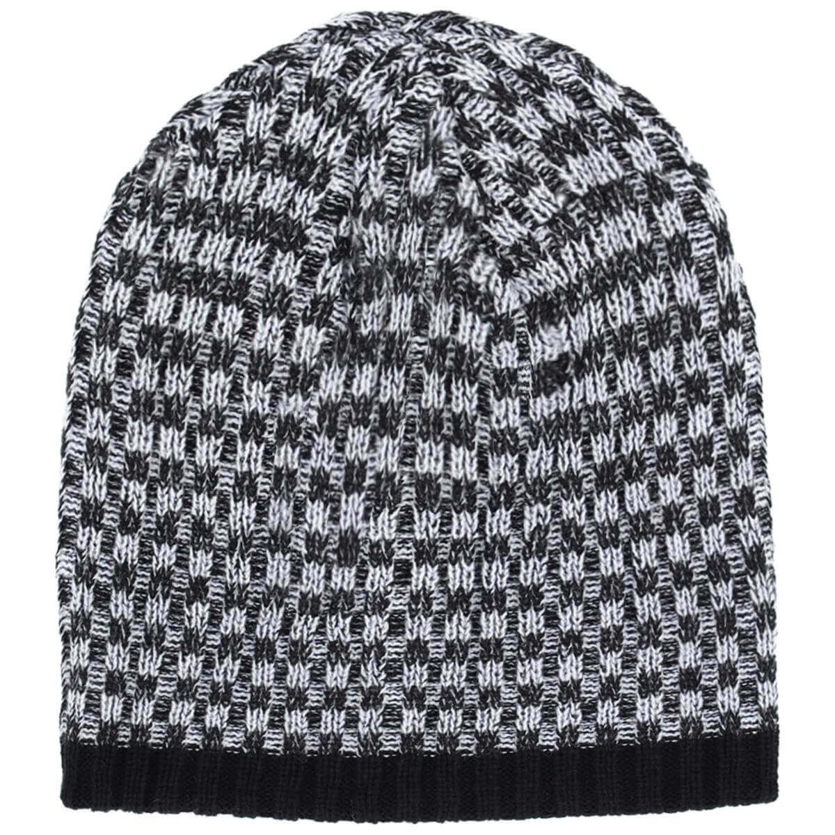 CZAPKA ZIMOWA AKRYLOWA DZIANA DWUWARSTWOWA GRAY MELANGE