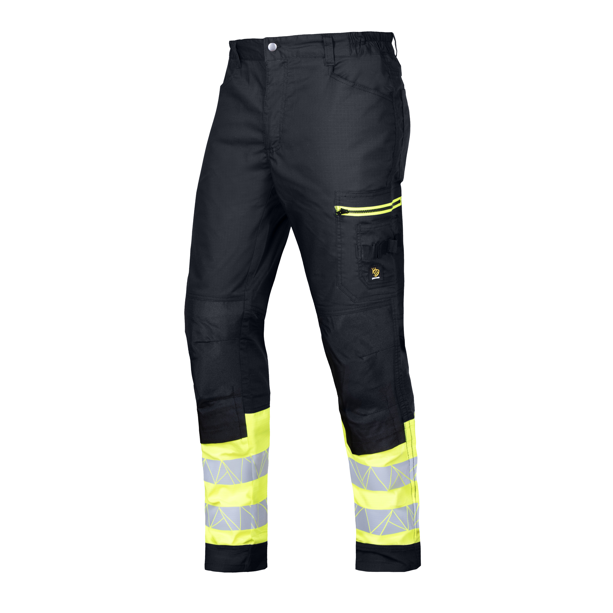 SPODNIE DO PASA MEGAWORK RIP-STOP STRETCH BLACK - obrazek 2