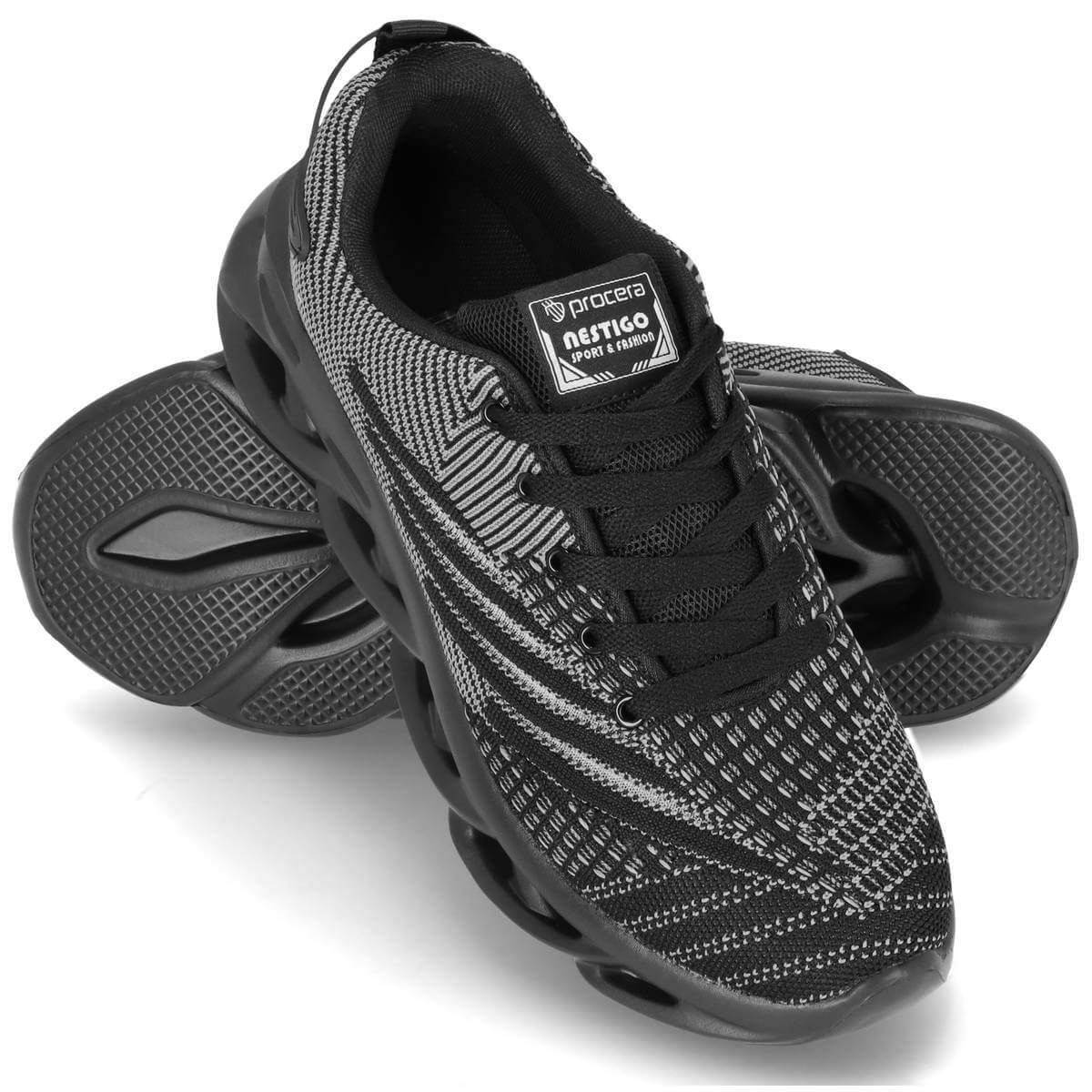 PÓŁBUTY REKREACYJNE NESTIGO BLACK/GRAY - obrazek 2