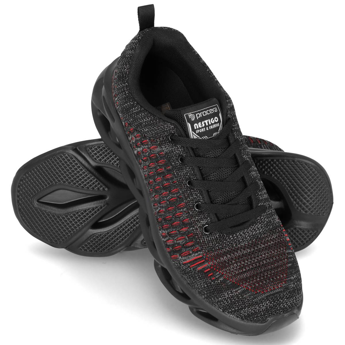 PÓŁBUTY REKREACYJNE NESTIGO BLACK/RED - obrazek 2