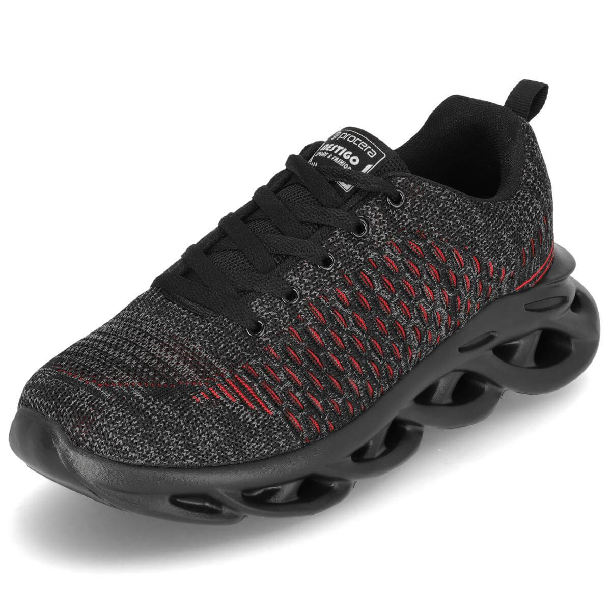 PÓŁBUTY REKREACYJNE NESTIGO BLACK/RED - obrazek 3