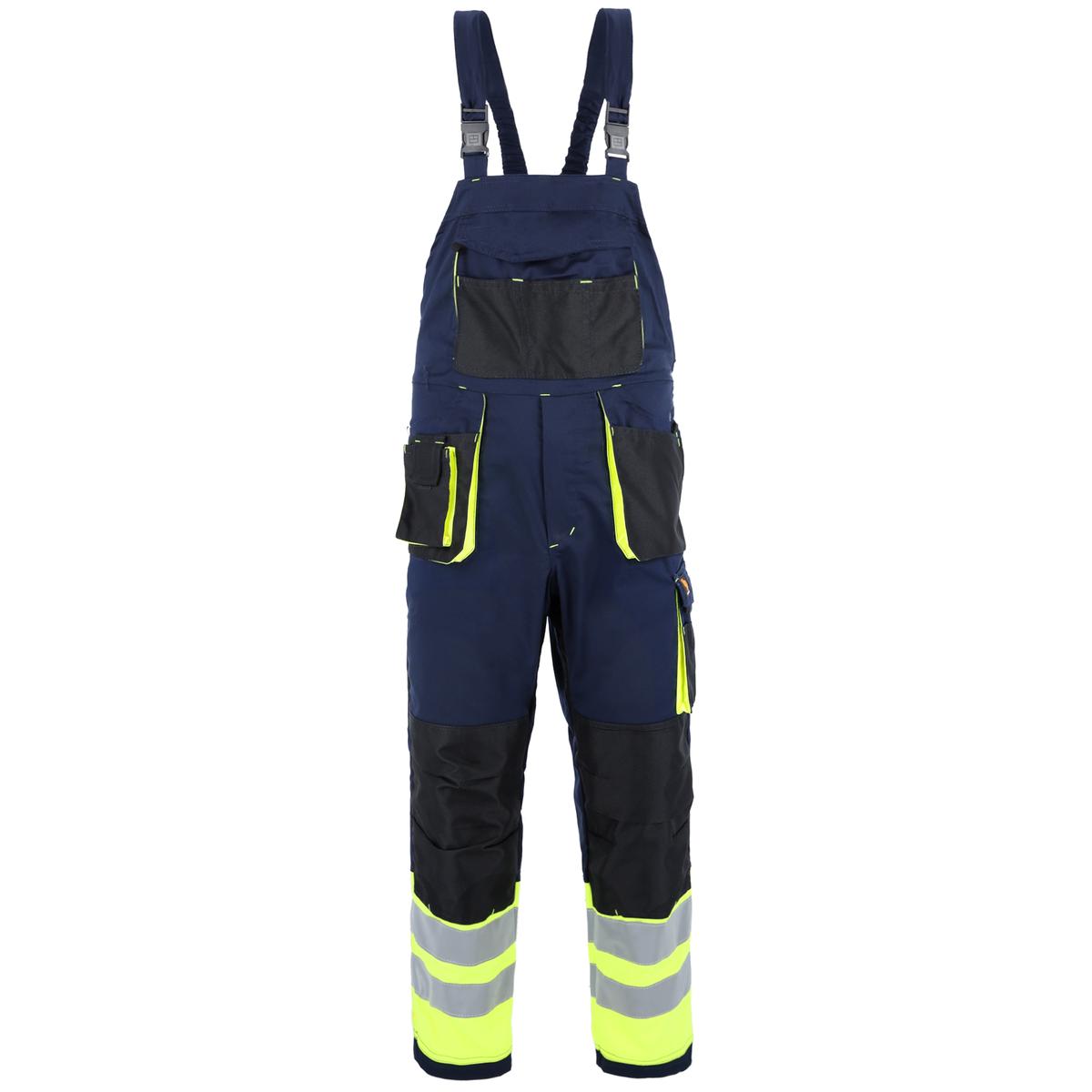 SPODNIE OGRODNICZKI PROMAN STRETCH 250 GRANATOWY HV - obrazek 2