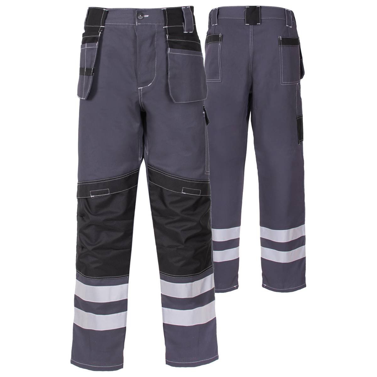 SPODNIE DO PASA PROMONTER COTTON 250 SZARE - obrazek 8