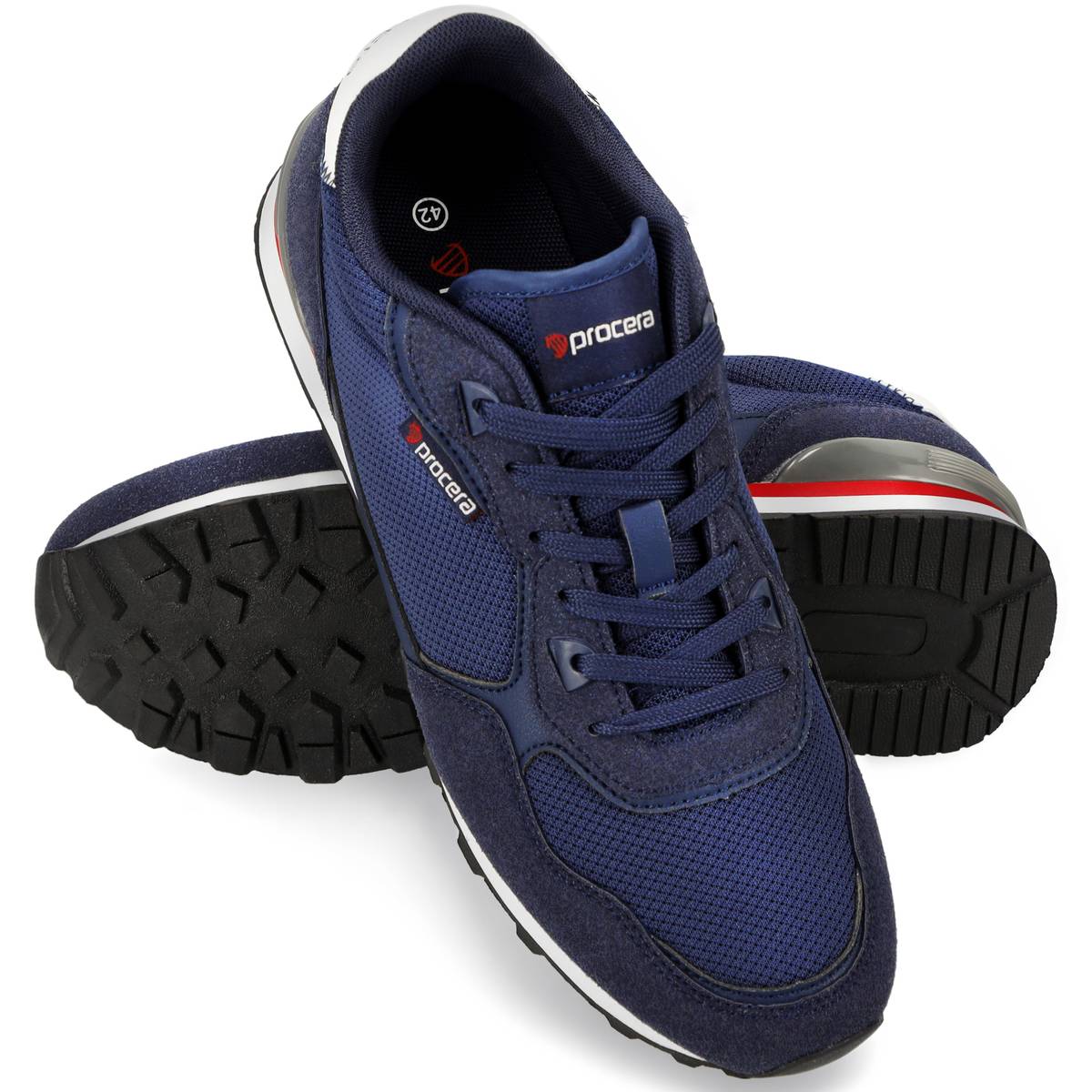 PÓŁBUTY REKREACYJNE PROCERA RUNNER MESH NAVY - obrazek 2