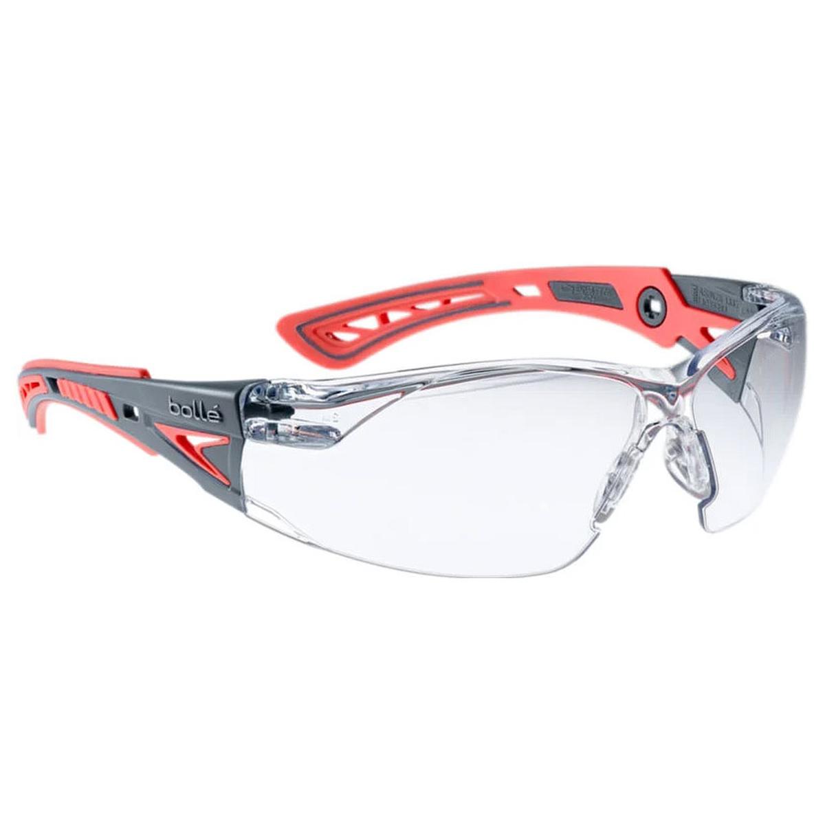 OKULARY OCHRONNE BOLLE RUSH SMALL SZARO/RÓŻOWE