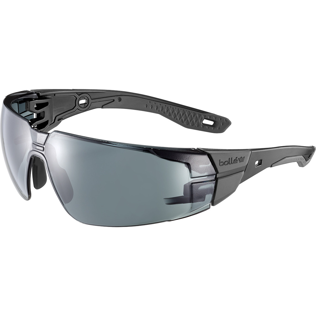 OKULARY OCHRONNE BOLLE RUSH 2.0 (PRZYCIEMNIONE) BLACK - obrazek 2