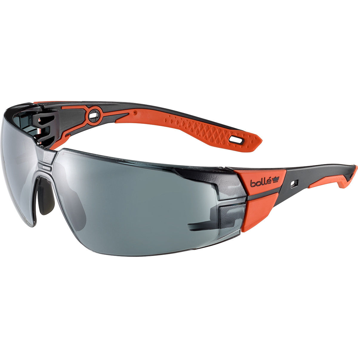 OKULARY OCHRONNE BOLLE RUSH 2.0 (PRZYCIEMNIONE) BLACK/RED - obrazek 2