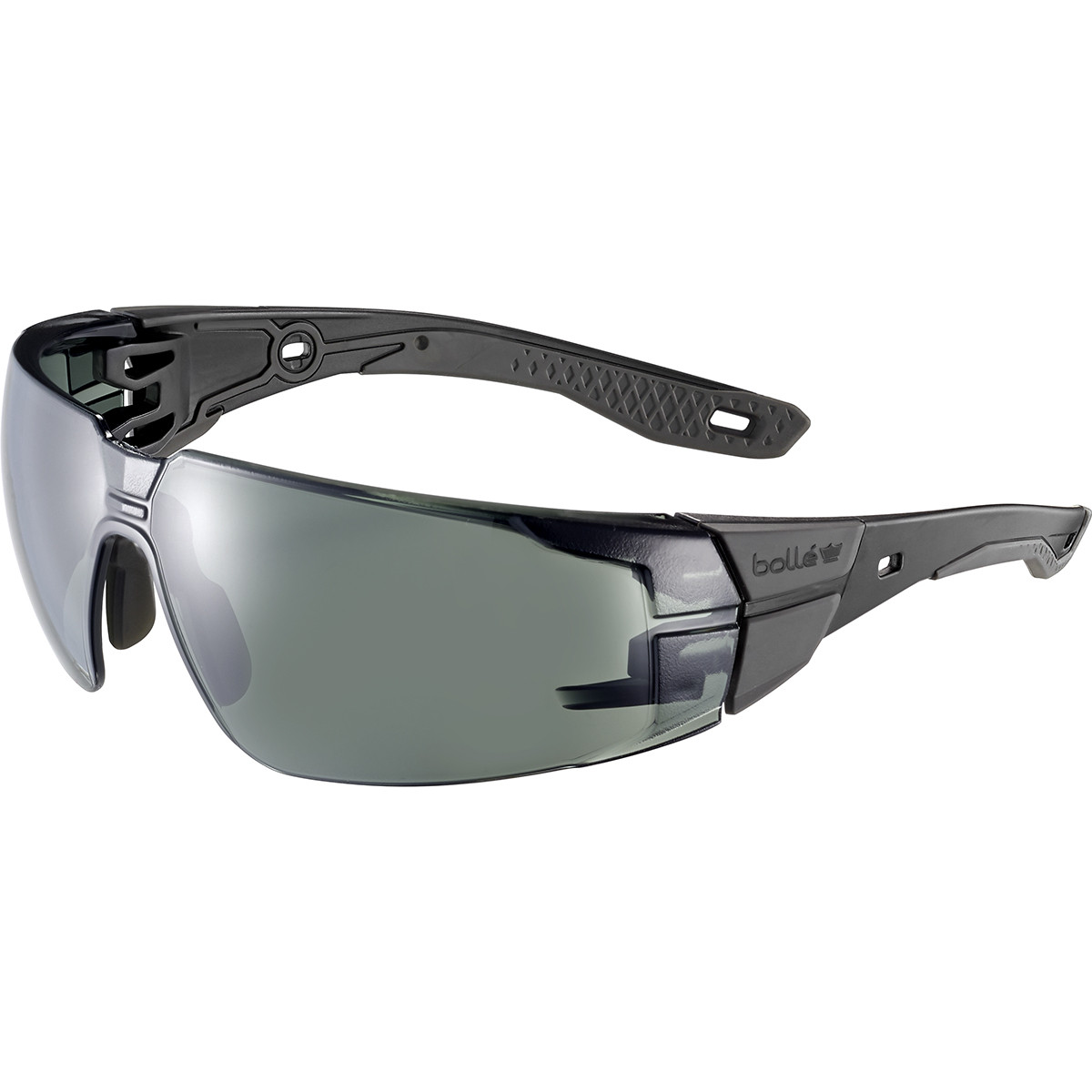 OKULARY OCHRONNE BOLLE RUSH 2.0 (PRZYCIEMNIONE) BLACK - obrazek 2