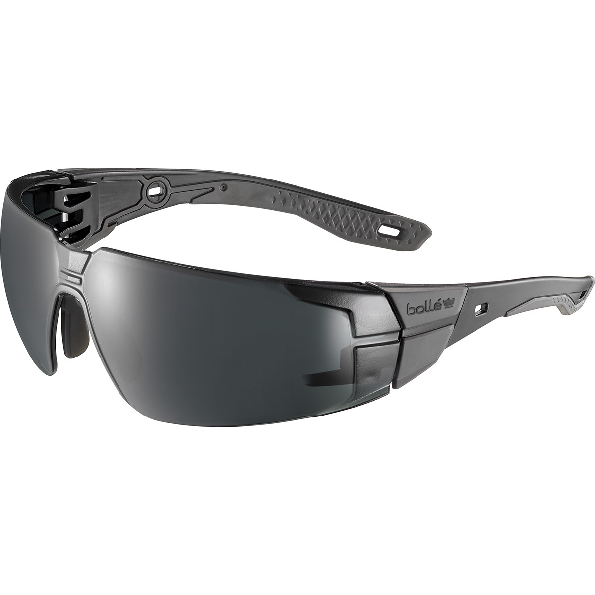 OKULARY OCHRONNE BOLLE RUSH 2.0 (PRZYCIEMNIONE) BLACK - obrazek 2