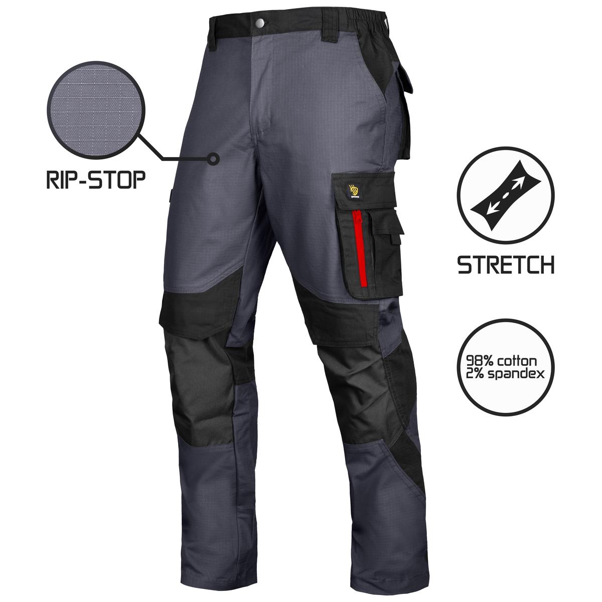 SPODNIE DO PASA ULTRATECH RIP-STOP STRETCH GREY - obrazek 3