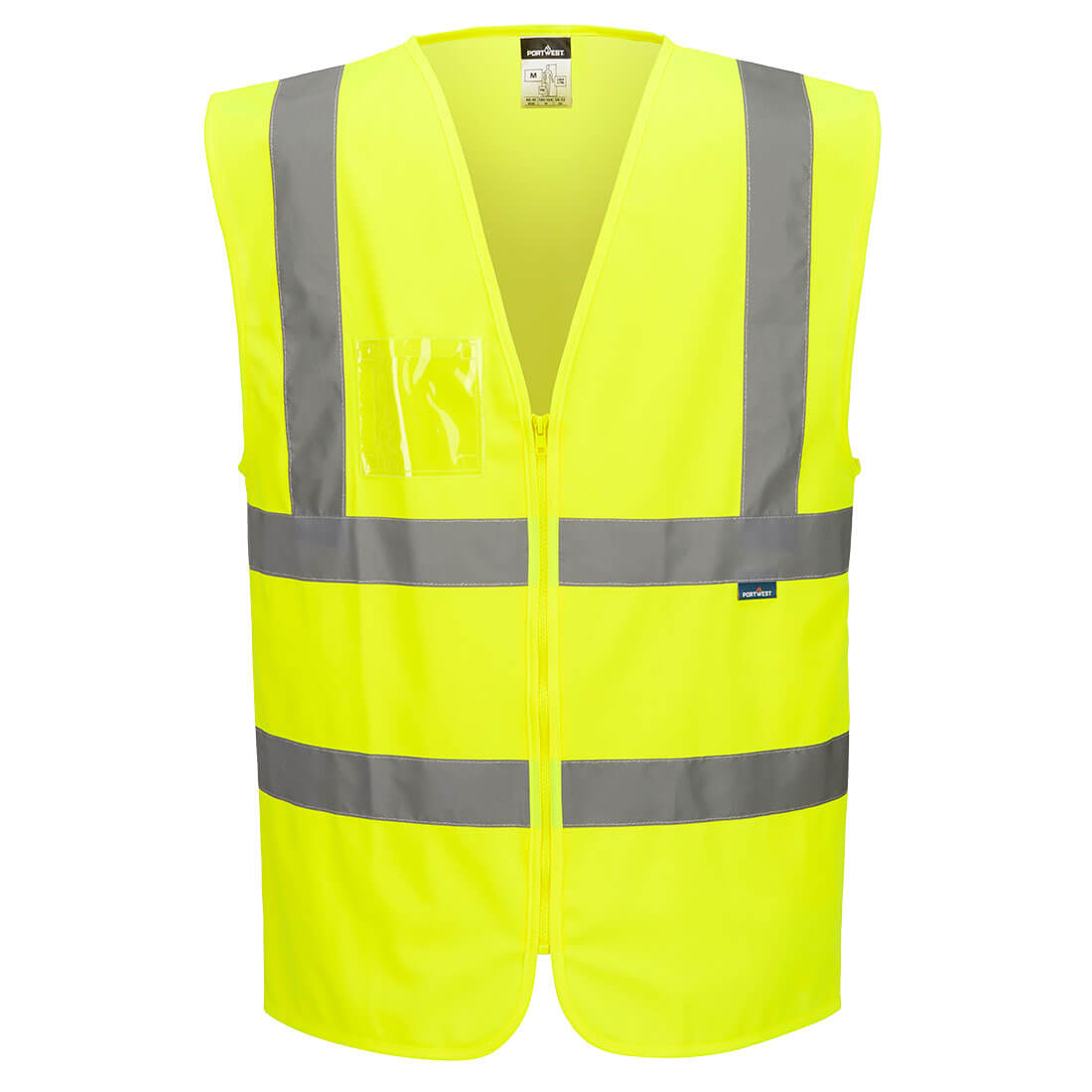 Hi-Vis Zip Band & Brace Vest - obrazek 2