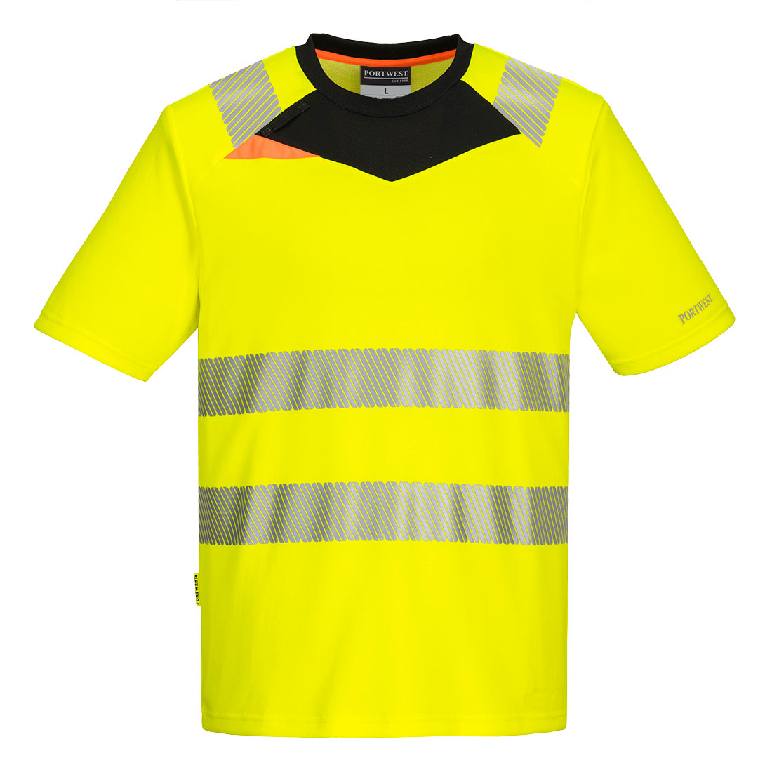 T-Shirt ostrzegawczy DX4 z krótkim rękawem - obrazek 2