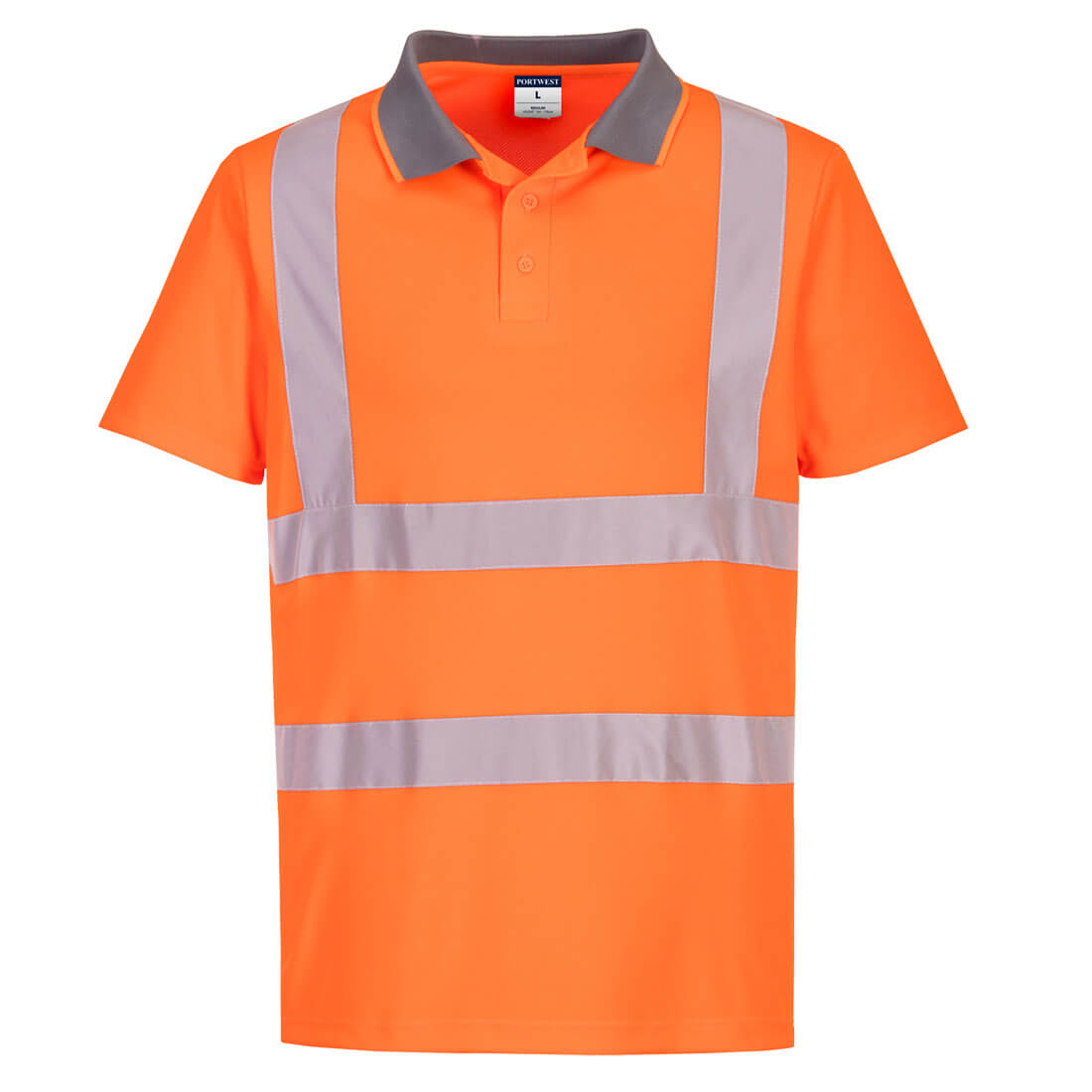Koszulka ostrzegawcza polo Eco z krótkim rękawem (6 sztuk)