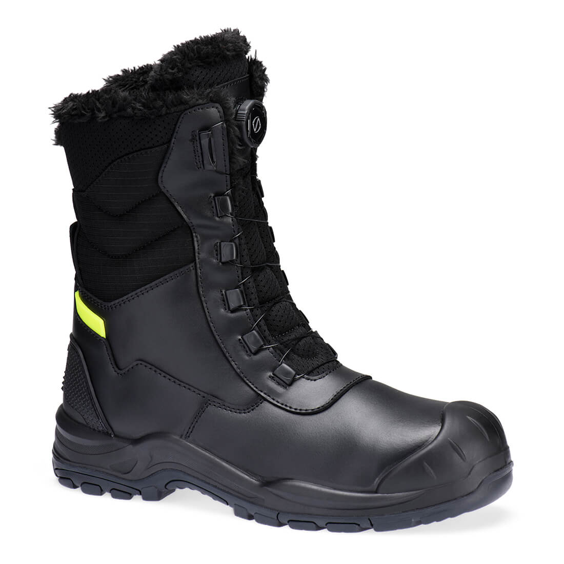Skórzane wysokie buty zimowe S3L SC HRO CI SR