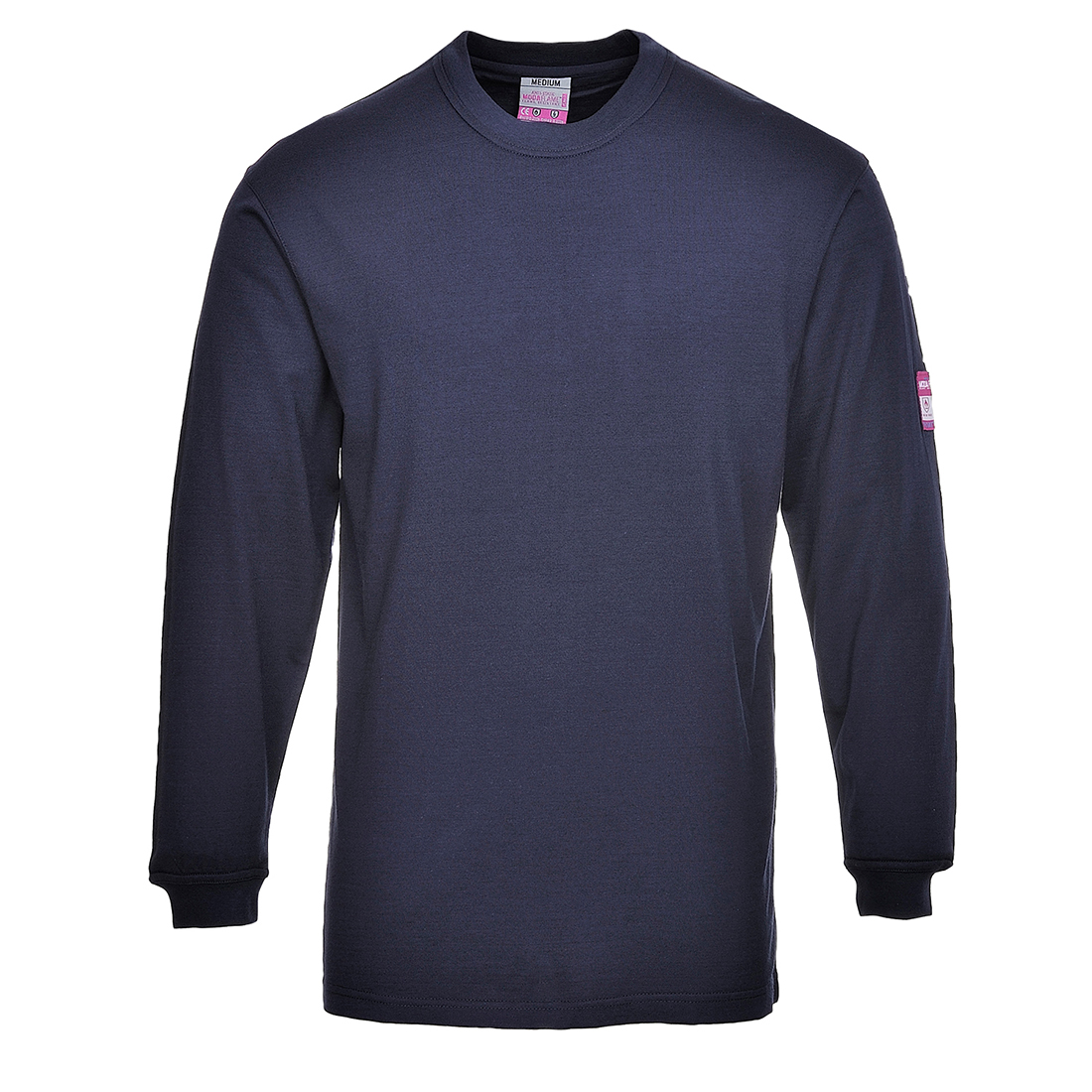 Trudnopalny i antystatyczny t-shirt z długim rękawem Modaflame - obrazek 3