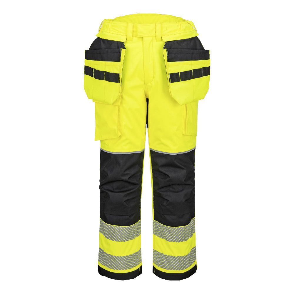 Spodnie zimowe trudnopalne i ostrzegawcze PW3 Modaflame Rain z kieszeniami kaburowymi. - obrazek 2