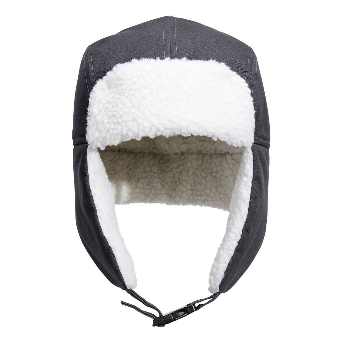 Czapka traperska z podszewką Sherpa - obrazek 2