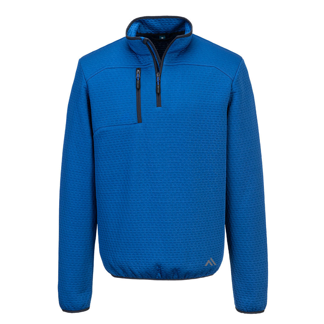 Bluza teksturowana KX3 z zamkiem 1/4 - obrazek 2