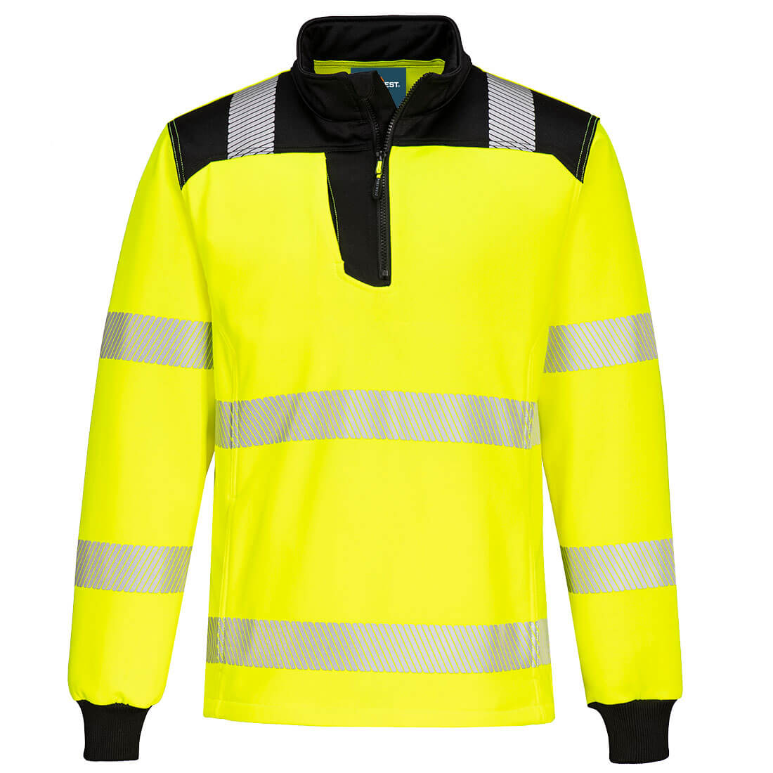 Bluza ostrzegawcza PW3 z zamkiem 1/4 - obrazek 2