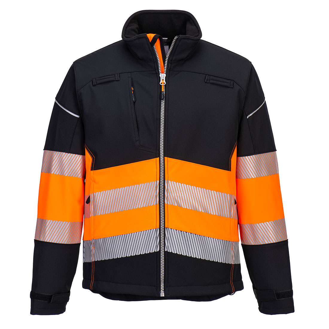 Kurtka ostrzegawcza softshell PW3 klasa 1 (3L)