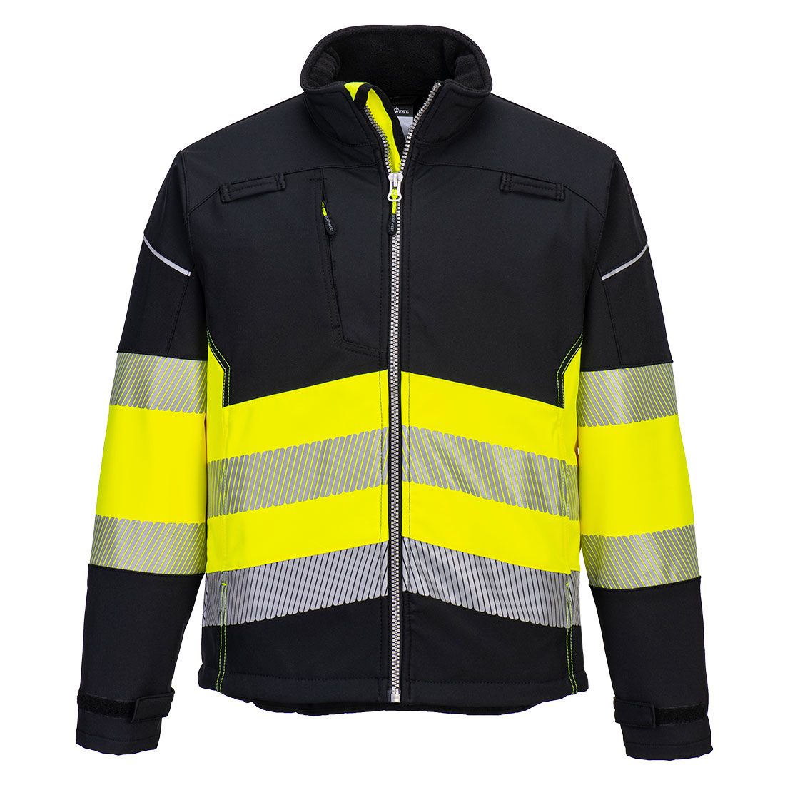 Kurtka ostrzegawcza softshell PW3 klasa 1 (3L) - obrazek 2