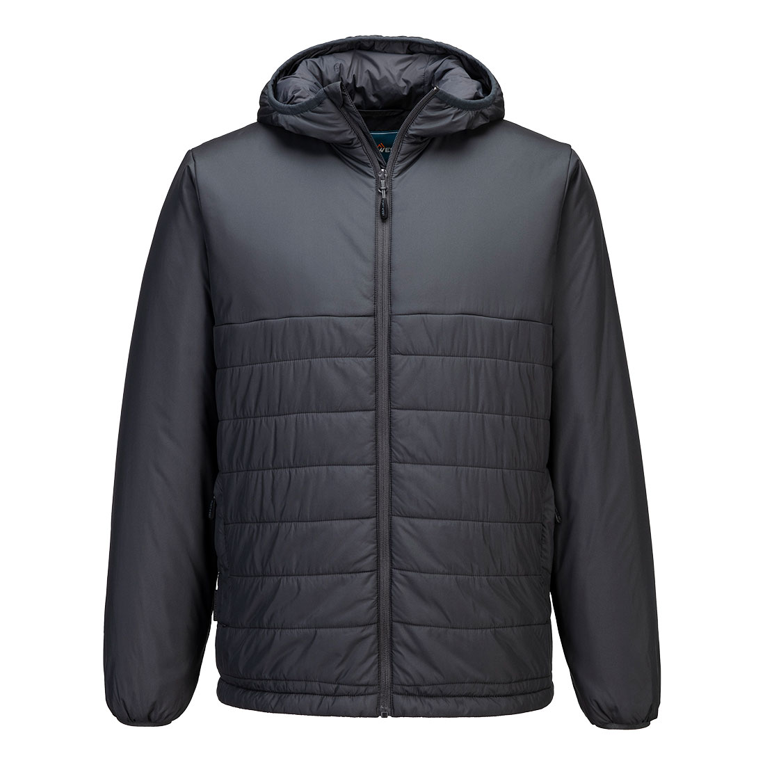 Hooded Insulated Baffle Jacket - obrazek 2
