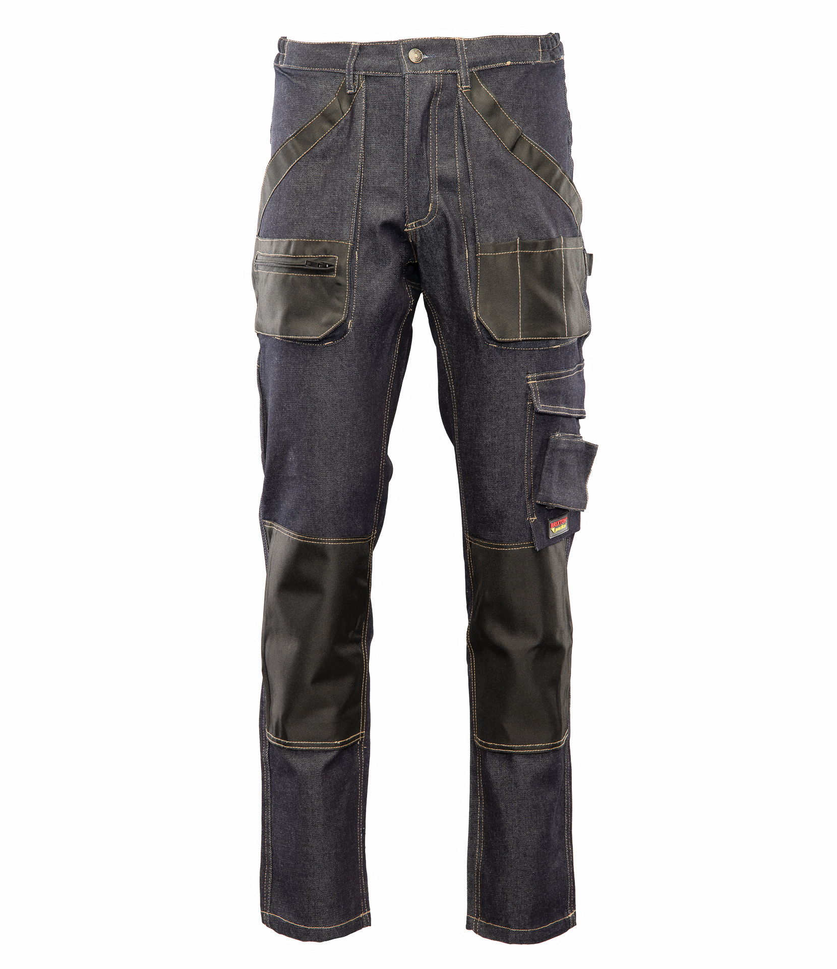 BRIXTON PRACTICAL SPODNIE PAS JEANS NIEBIESKI