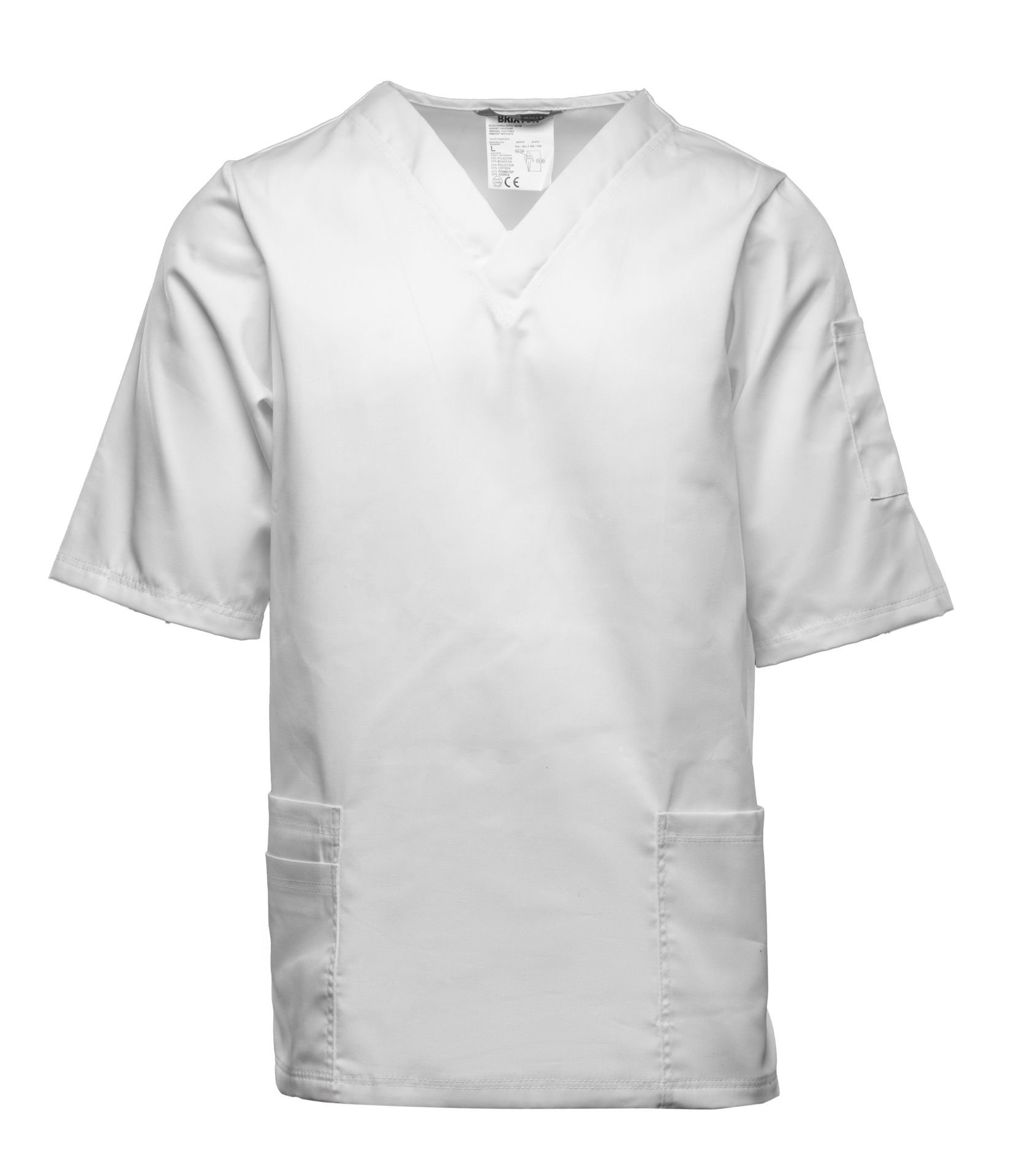 BRIXTON WHITE BLUZA KRÓTKI RĘKAW MĘSKA B209