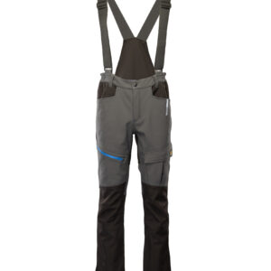 SEVEN KINGS TOPAZ SPODNIE SOFTSHELL OCIEPLANE STAL/CZARNY